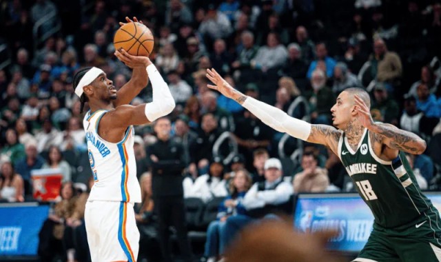 开云中国-40+7+11！亚历山大砍下本赛季第四次40+，包括一次50+